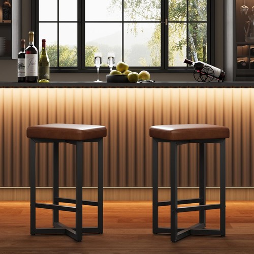 Modern backless bar stools set - backless,