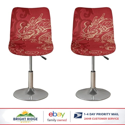 Asian red dragon - asian, stools