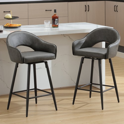 Set bar stools swivel - stools, 27"