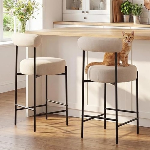 Set upholstered barstools - set,