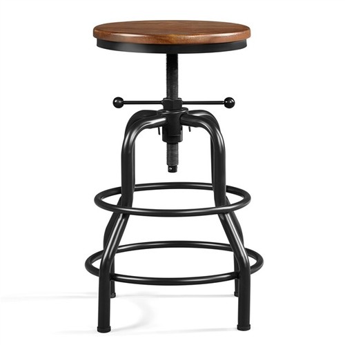 Vintage industrial bar stool - industrial,