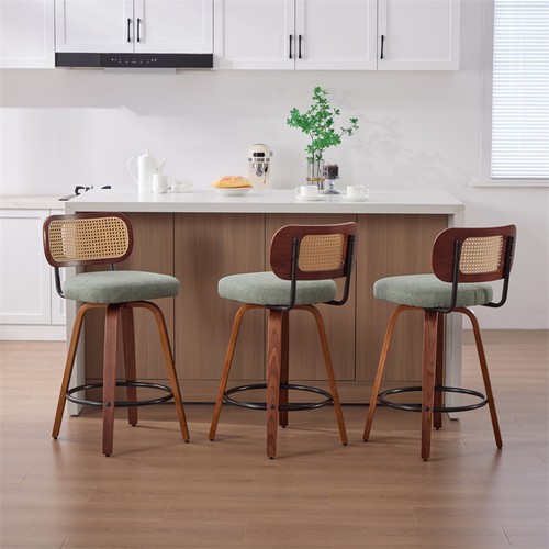Set swivel walnut bar - set,
