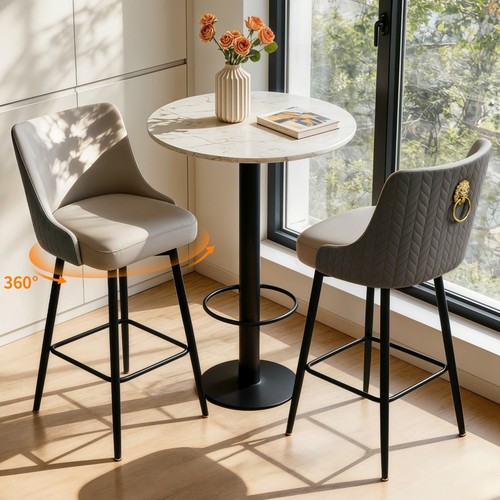 Swivel bar stools with back - bar,