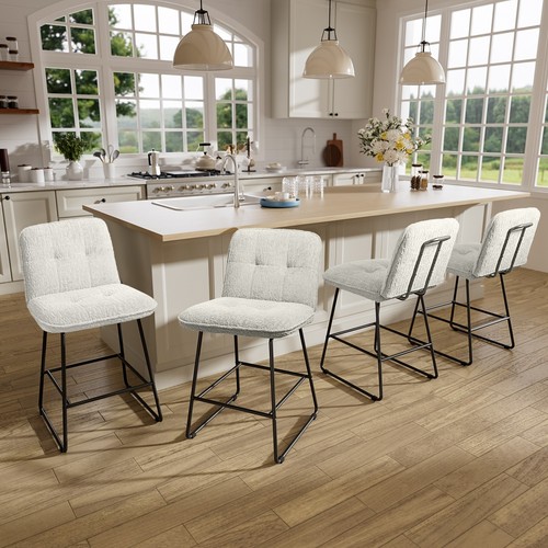Velvet bar stools set - velvet,