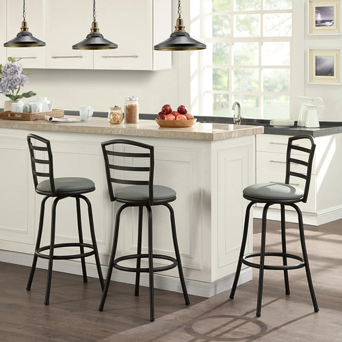 Bar stools set black - stools,