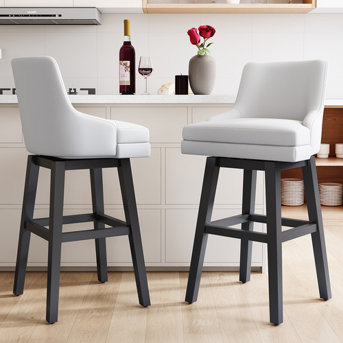 Bar stools set swivel - 2,