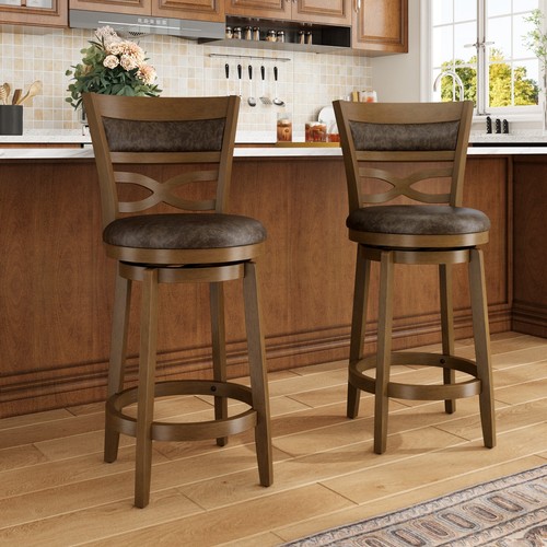 2pcs swivel bar - stools, 26"