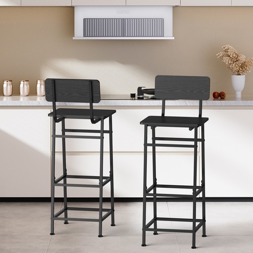 2pcs bar stools - bar, back