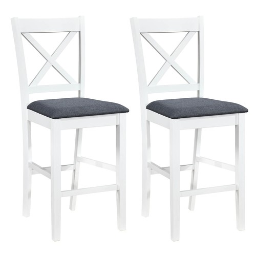 Rubber wood back bar - bar, stools