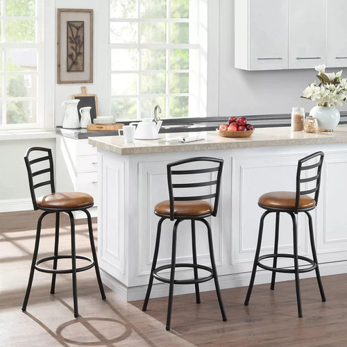 Bar stools set swivel - set, 3