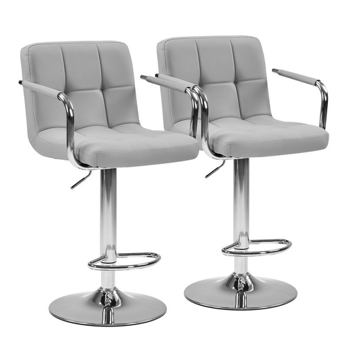 2pcs swivel bar stools - 2pcs,