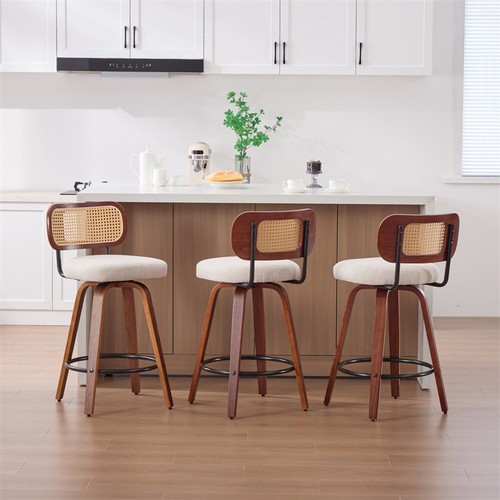 Set swivel walnut bar - set,
