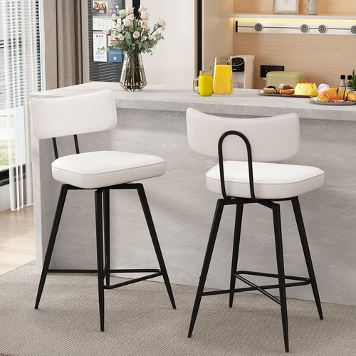 Swivel bar stools - 26",
