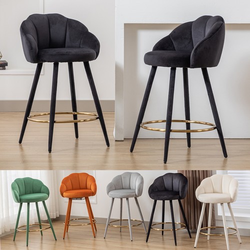 Velvet counter stool - counter,
